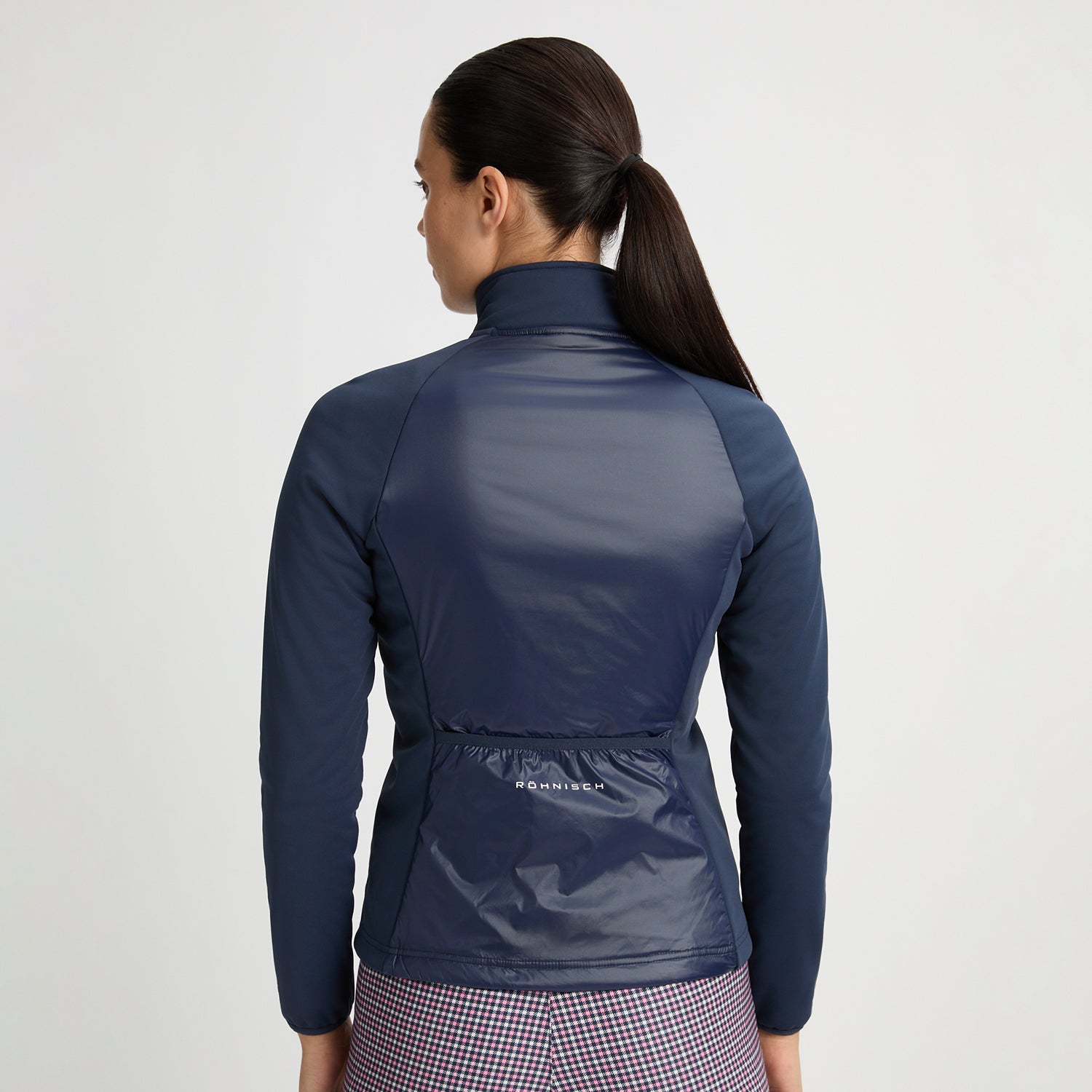 Rohnisch Ladies Hybrid Golf Jacket in Navy