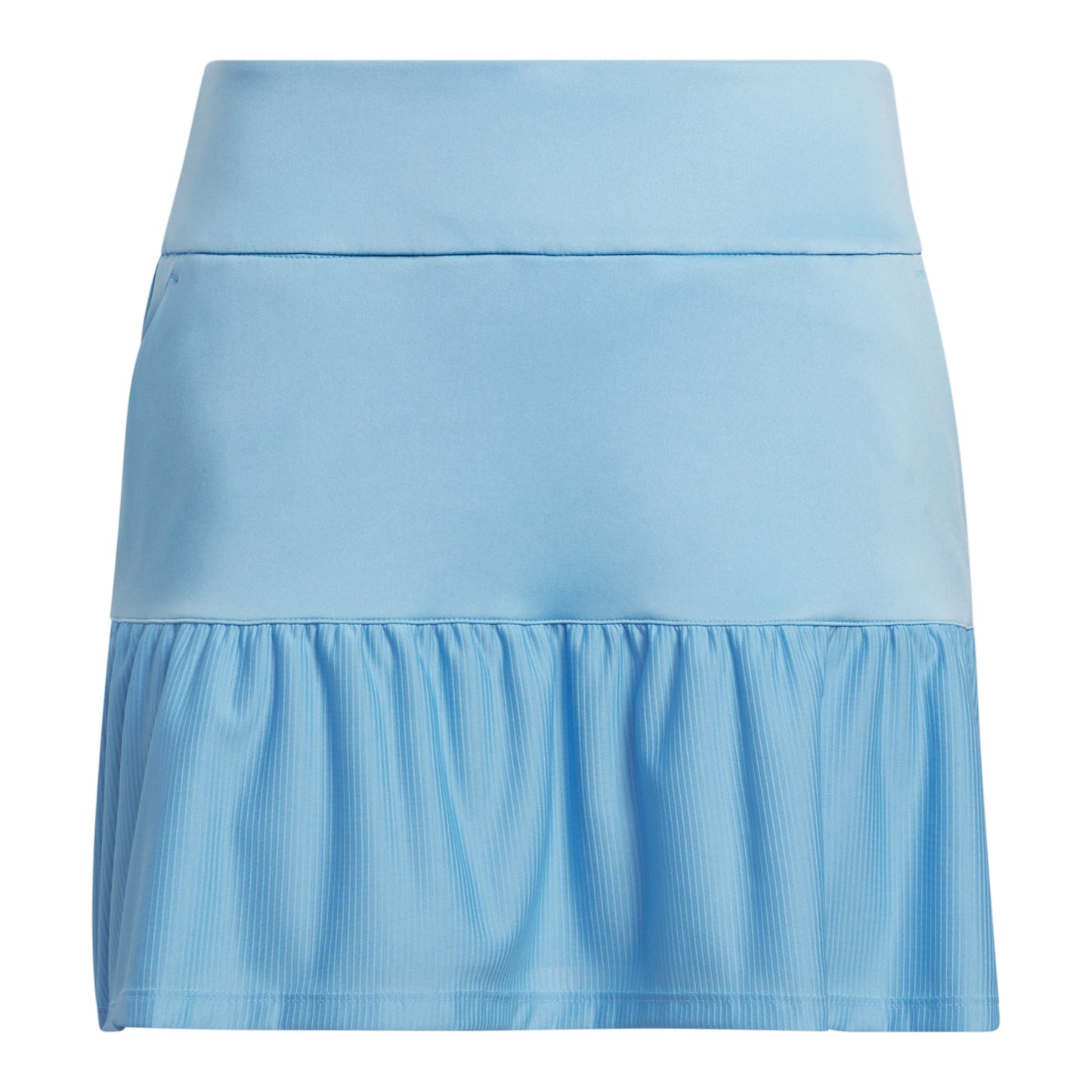 adidas Ladies Deep-Frilled Golf Skort in Semi Blue Burst