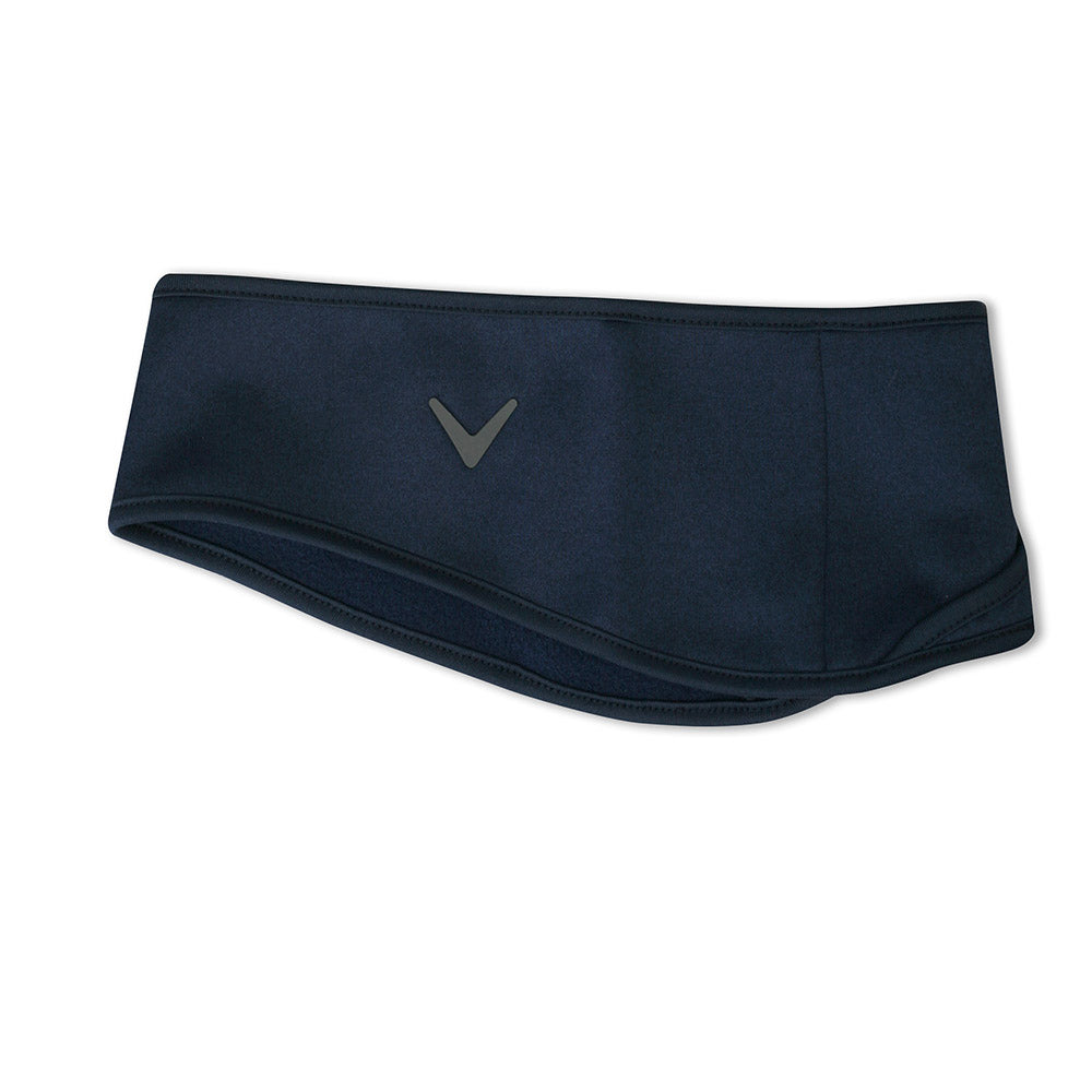 Callaway Ladies Fleece Lined Ponytail Headband in Navy Blue