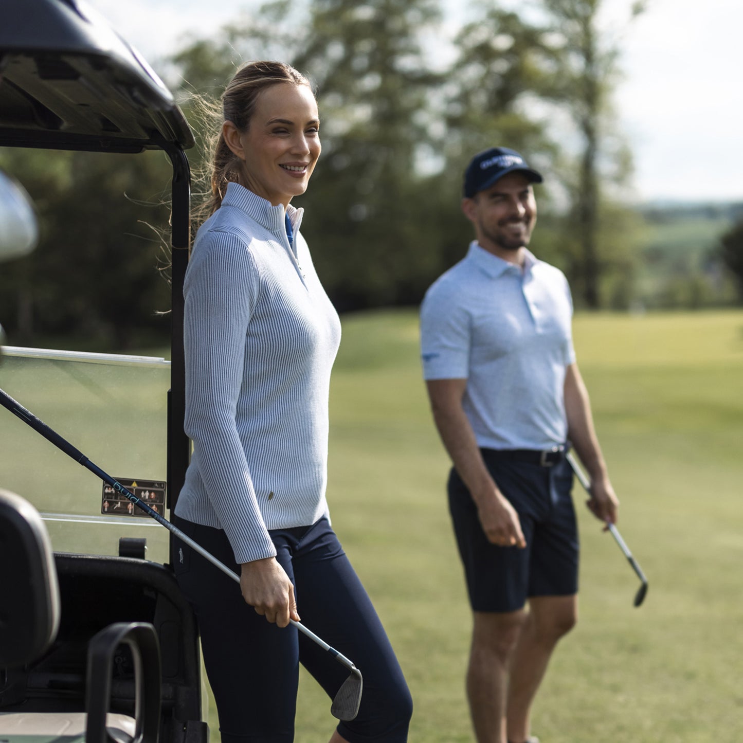 Glenmuir Ladies Two-Tone Ribbed Sweater - Perfect for Year-Round Layering