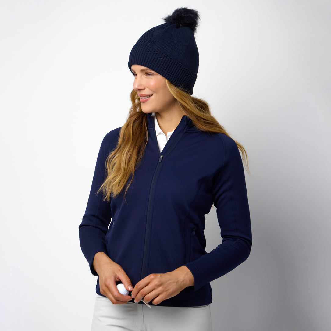 Glenmuir Ladies Navy Mid-Layer Jacket - The Effortless Layer for Life Outdoors