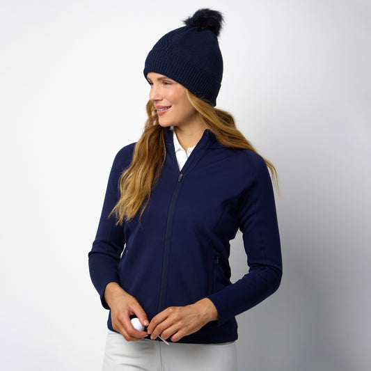 Glenmuir Ladies Navy Mid-Layer Jacket - The Effortless Layer for Life Outdoors