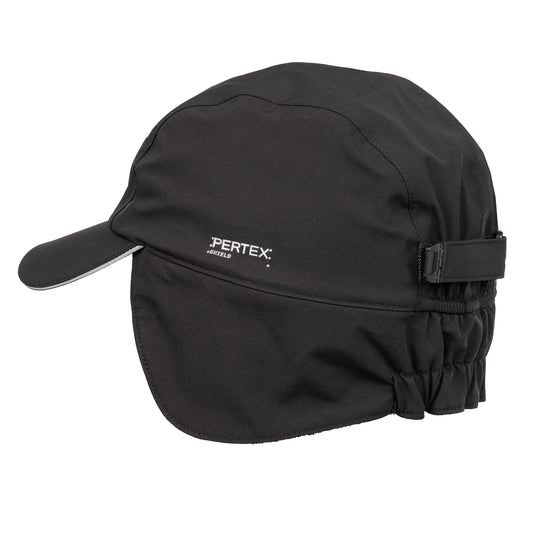 Galvin Green Ladies Black Fleece Lined Waterproof Hat with PERTEX® Shield Stretch 