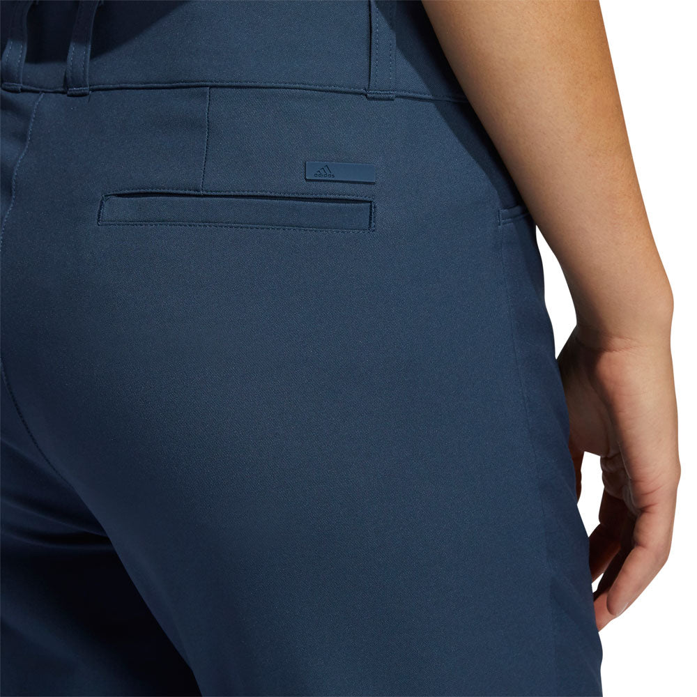 adidas Ladies Soft Stretch Golf Trousers in Crew Navy
