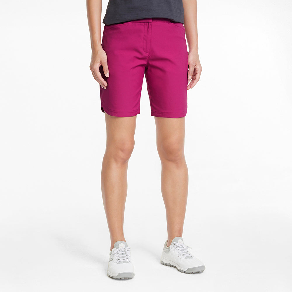 Puma Ladies Festival Fuchsia Bermuda Shorts with UPF50