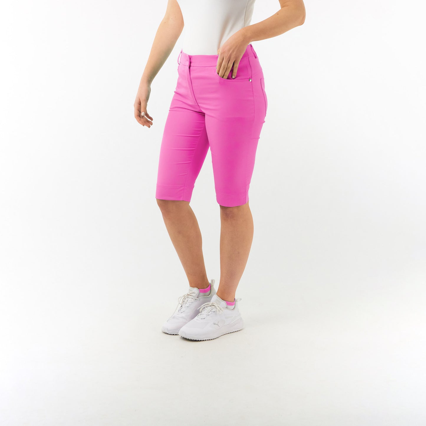 Pure Ladies Bermuda Short in Azalea Pink