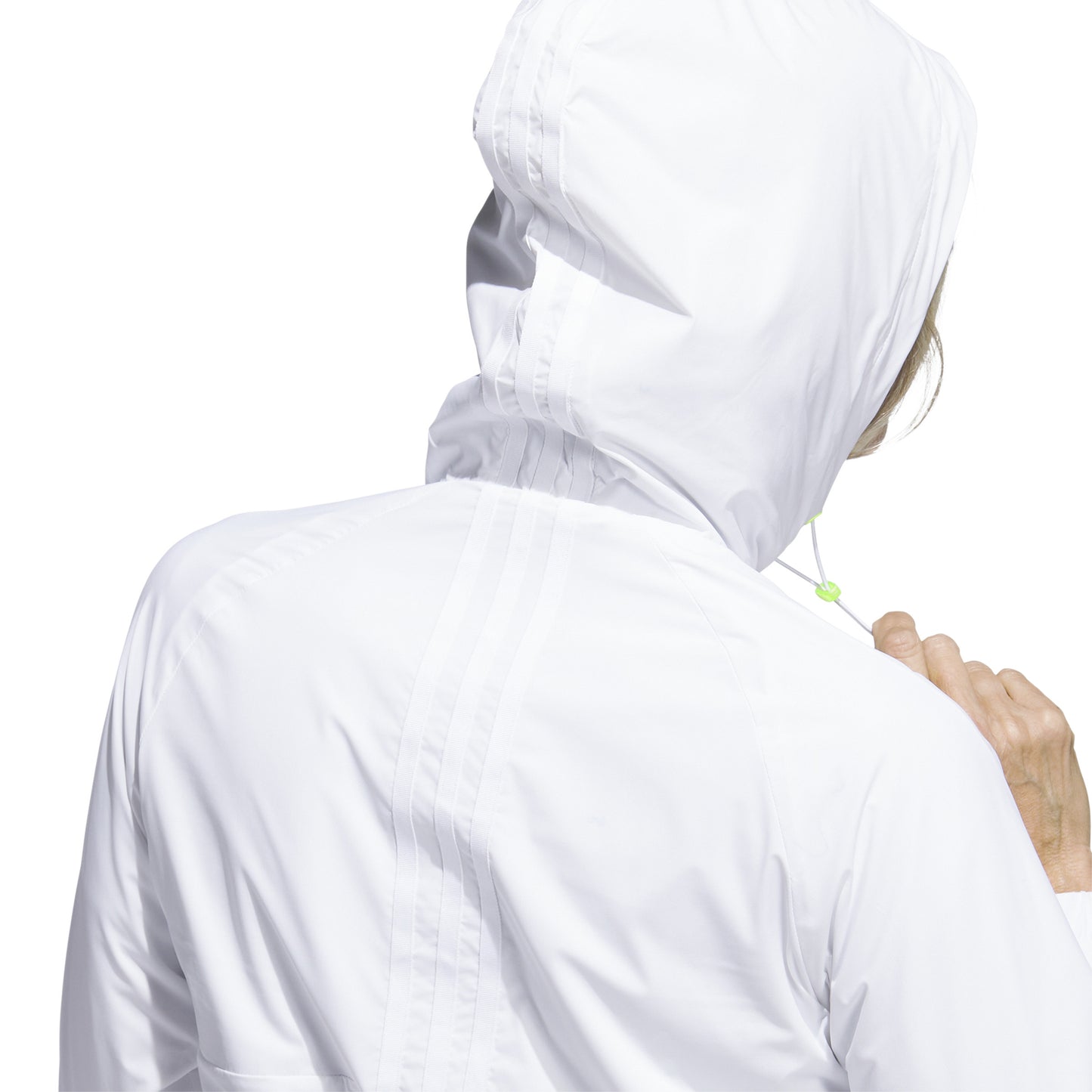 adidas Ladies Ultimate365 Tour WIND.RDY Fleece Lined Golf Hoodie in White