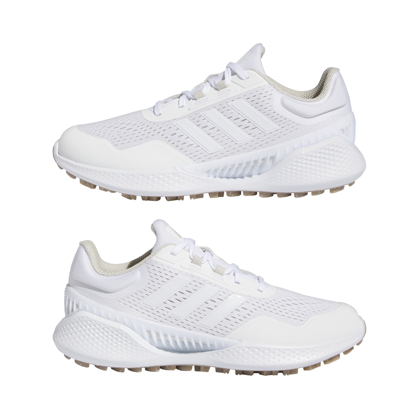 adidas Women's Lightweight Spikeless Golf Shoe in White