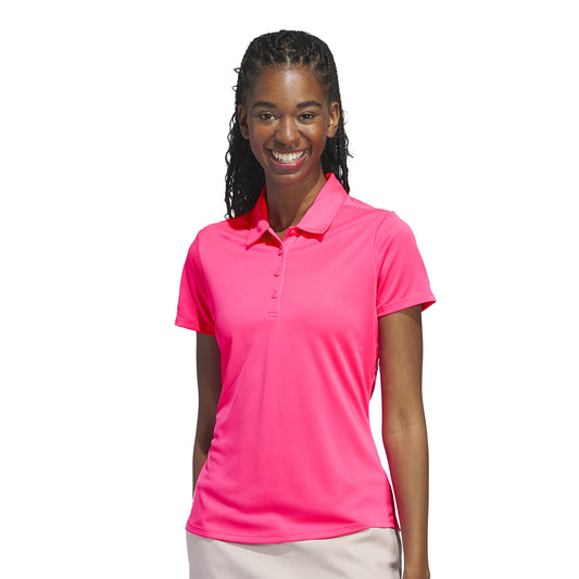 adidas Golf Ladies Solid Performance Short Sleeve Polo