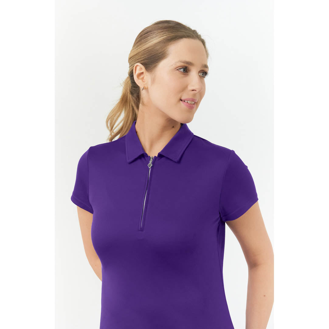 Pure Ladies Silky Soft Cap Sleeve Polo