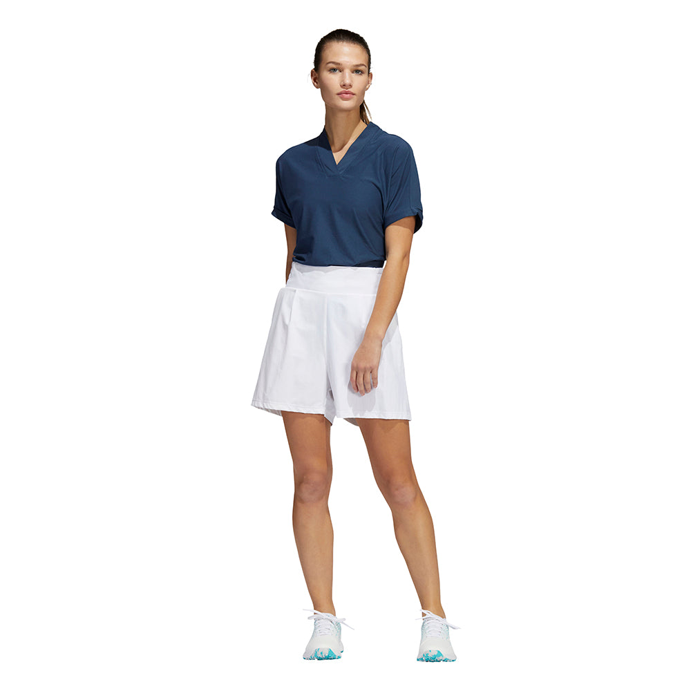 adidas Ladies Go-To Golf Short in White