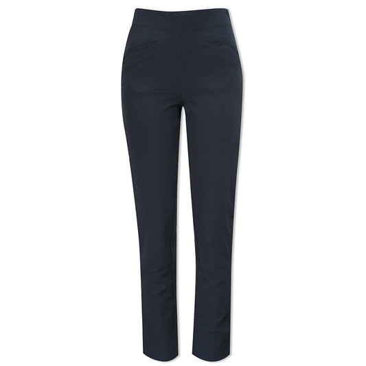 Swing Out Sister Ladies High Waist Stretch Trousers with Water Repellent Finish in Navy
