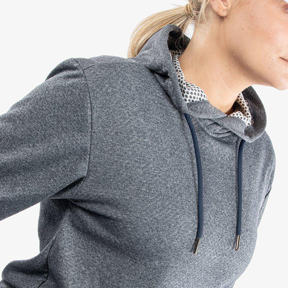 Galvin Green Ladies Navy Insulating Hooded Sweatshirt for Ultimate Game-Day Comfort