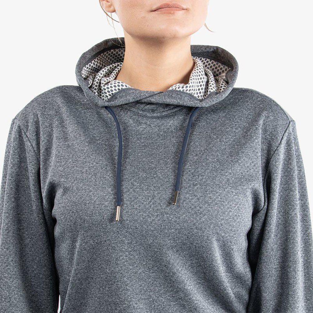 Galvin Green Ladies Navy Insulating Hooded Sweatshirt for Ultimate Game-Day Comfort