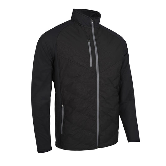 Sunderland Mens Thermal Hybrid Jacket with Water Repellent Finish in Black Ridge