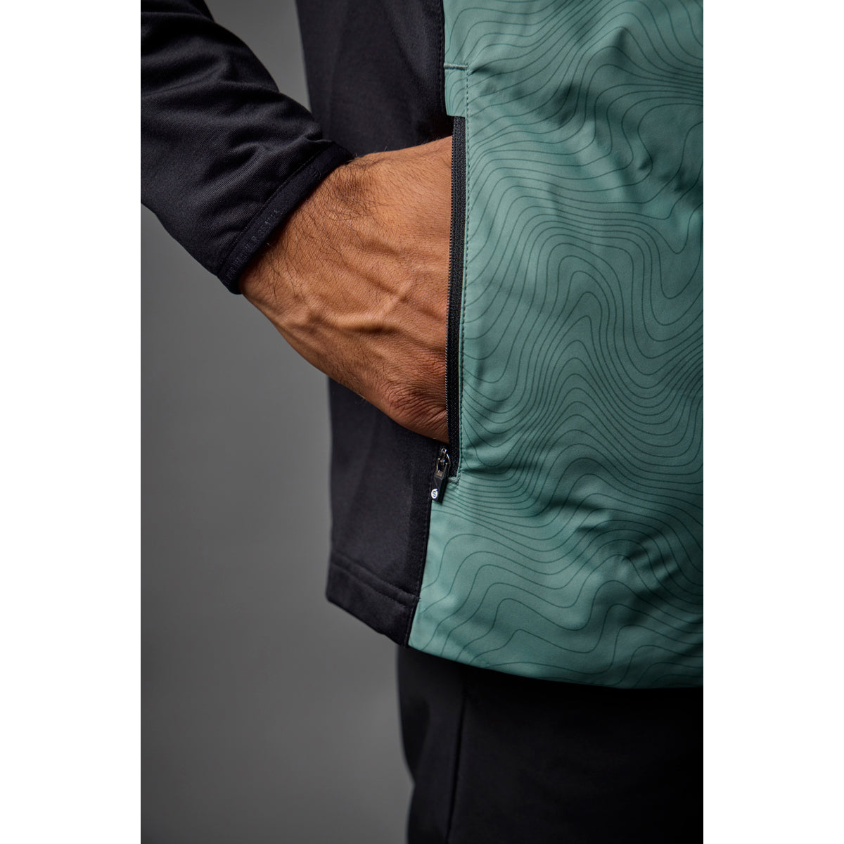 Sunderland Mens Thermal Hybrid Jacket with Water Repellent Finish