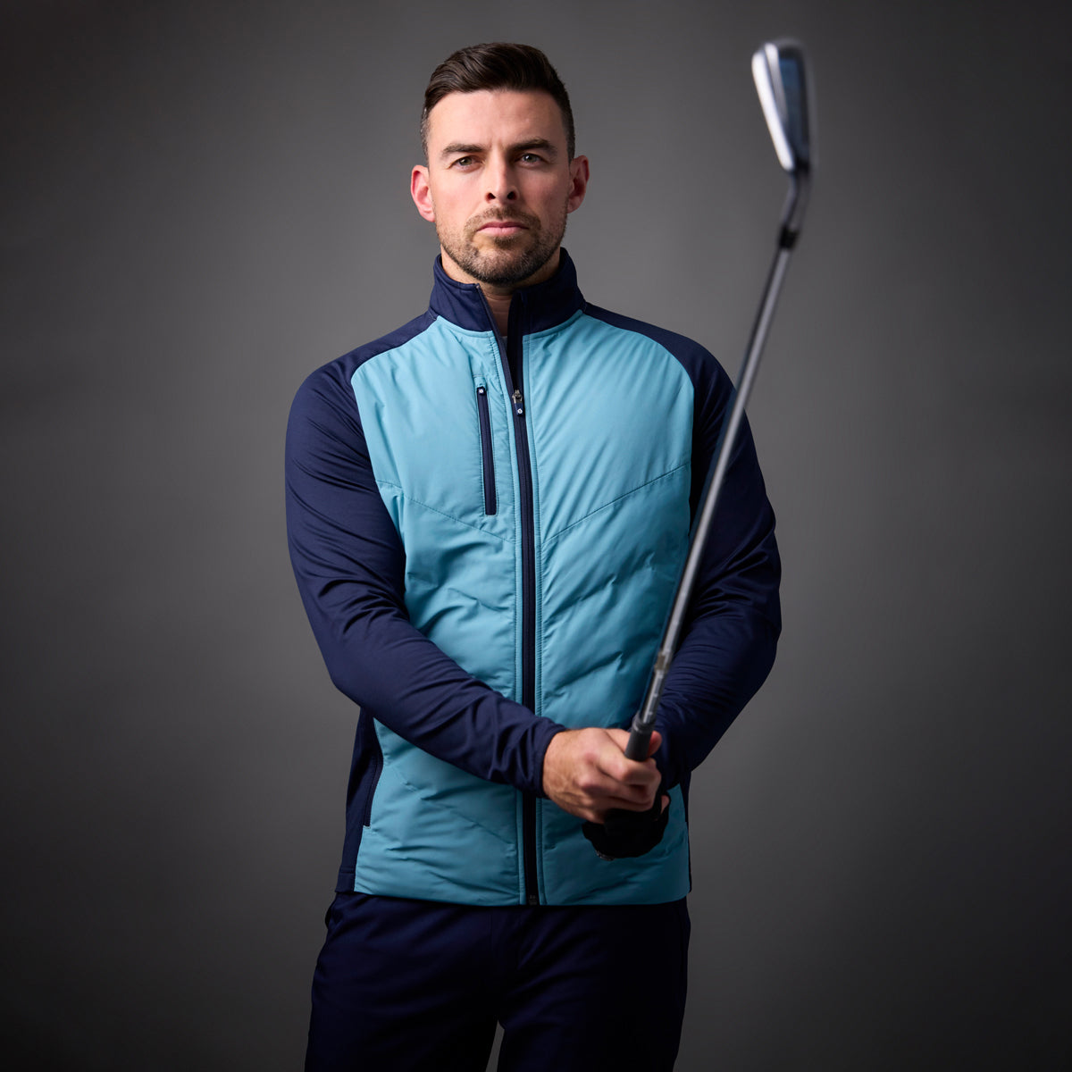 Sunderland Mens Thermal Hybrid Jacket with Water Repellent Finish