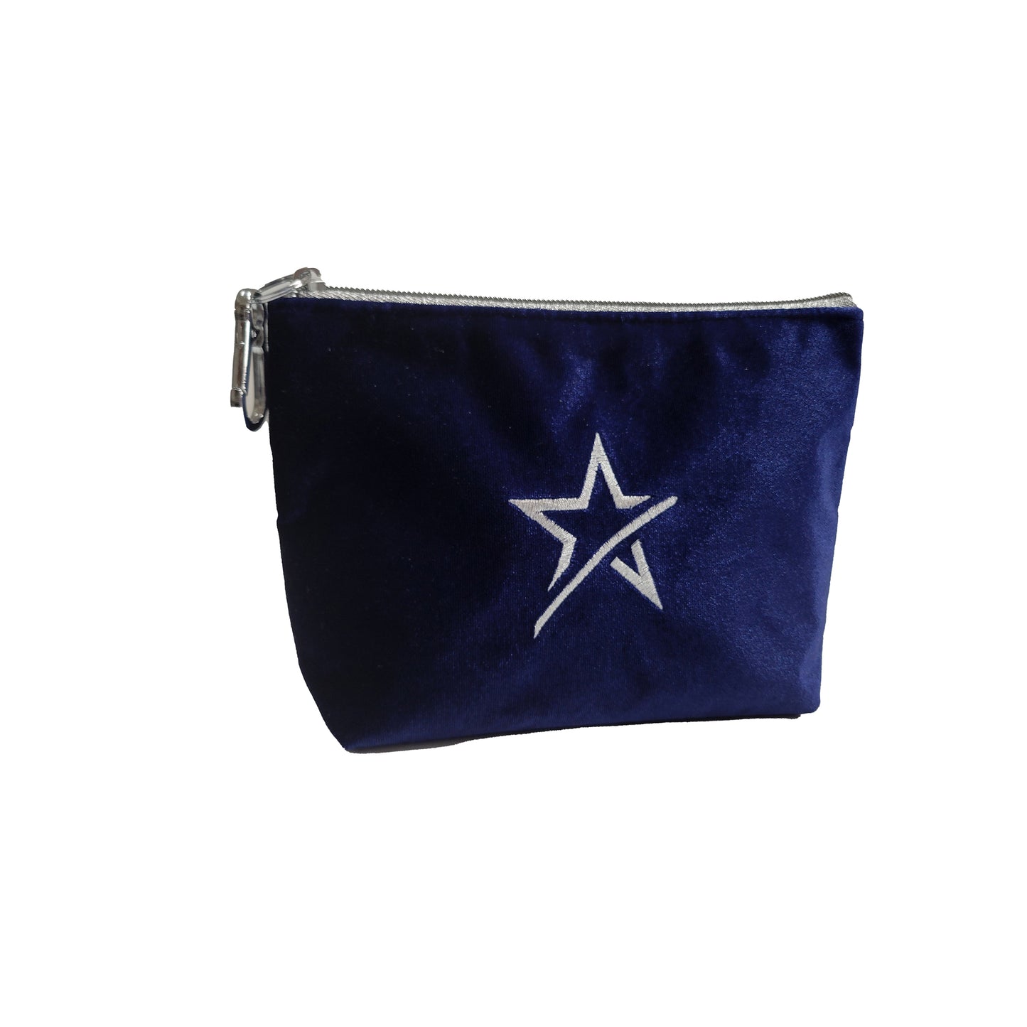 Swing Out Sister Ladies Valuables Bag in Navy Velvet