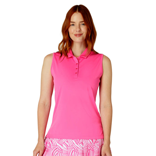 Callaway Ladies Sleeveless Tournament Golf Polo