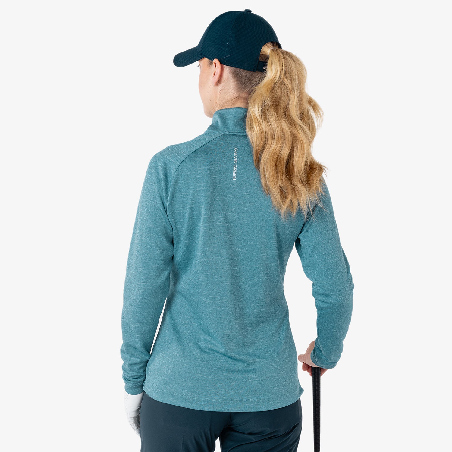 Galvin Green Ladies Zip-Neck Golf Top with INSULA Thermal Technology