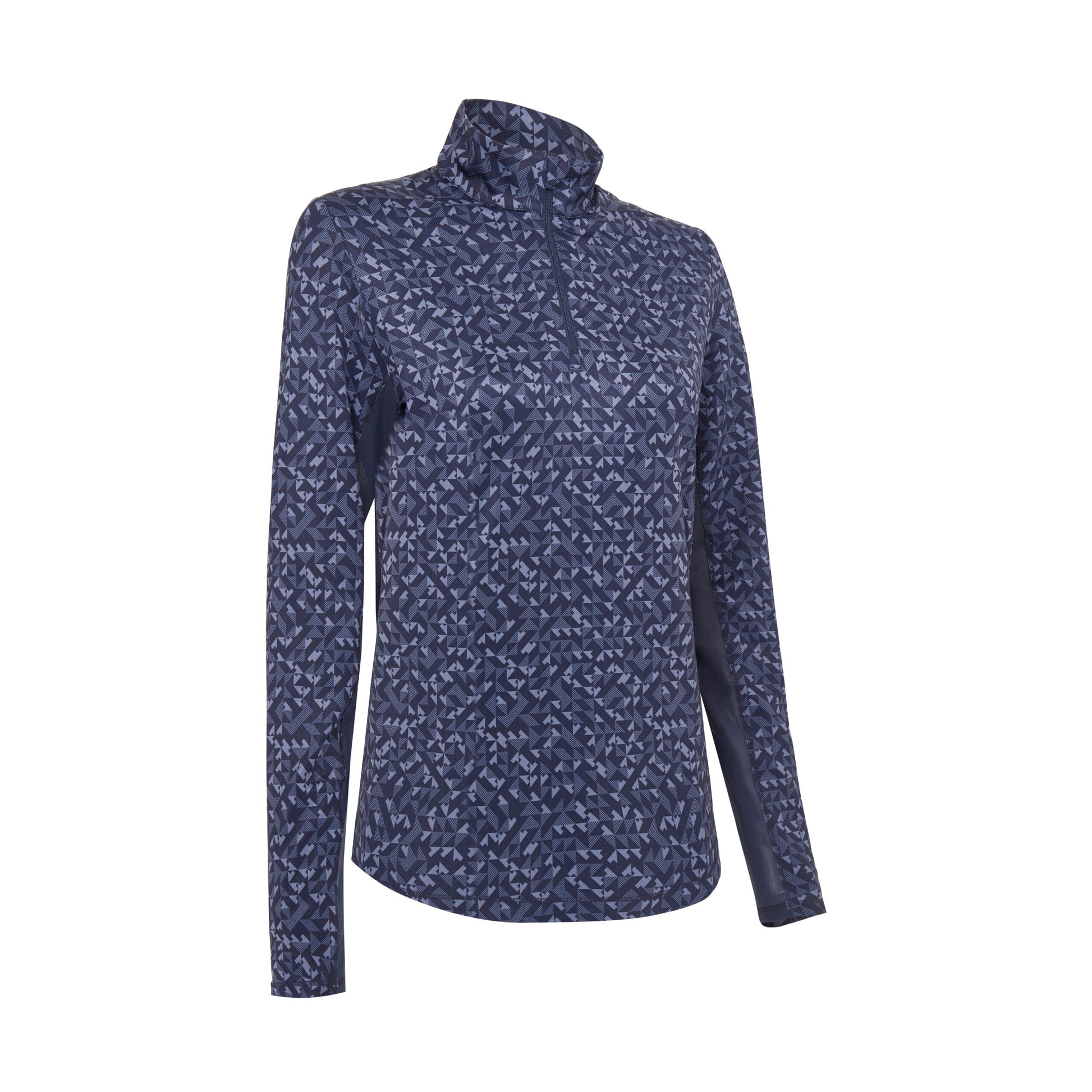 Callaway Ladies Geo Print Long Sleeve Golf Top