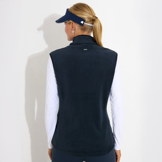 Abacus Ladies Navy Super-Soft Fleece Gilet - Warmth, Comfort & Freedom to Move