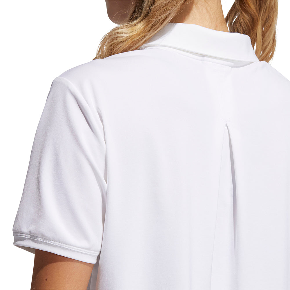 adidas Ladies Ultimate365 Short Sleeve Polo in White