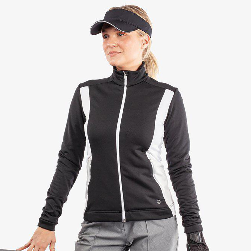 Galvin Green Ladies Black Full-Zip INSULA Golf Mid Layer