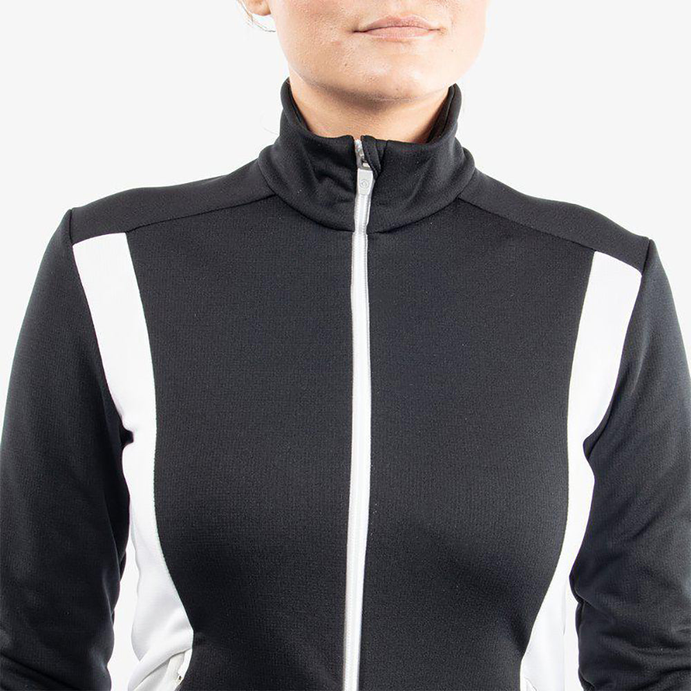 Galvin Green Ladies Black Full-Zip INSULA Golf Mid Layer