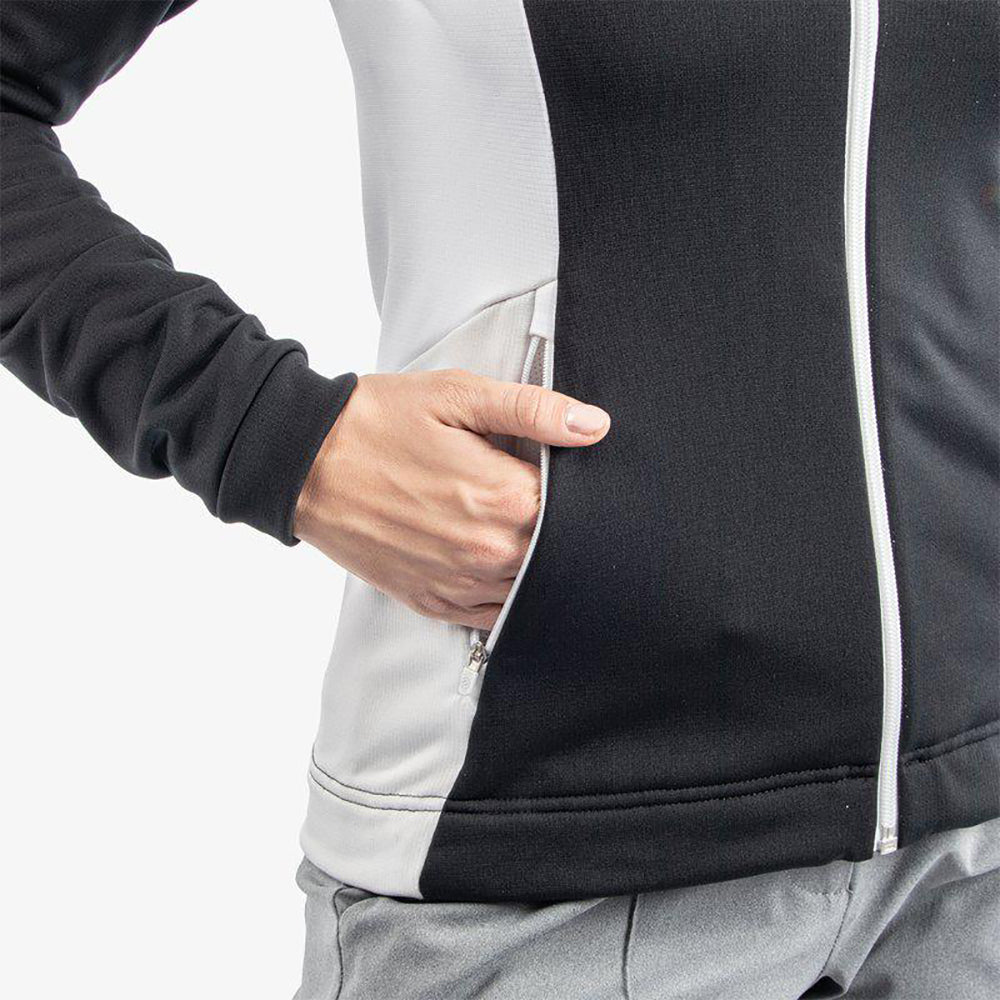 Galvin Green Ladies Black Full-Zip INSULA Golf Mid Layer