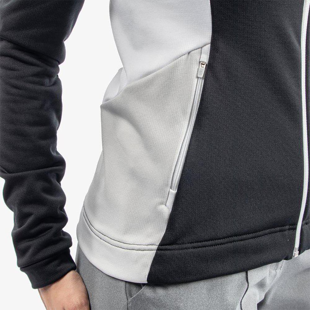 Galvin Green Ladies Black Full-Zip INSULA Golf Mid Layer