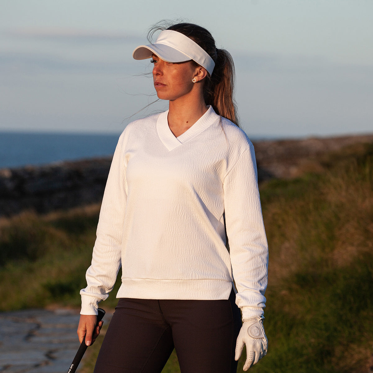 Galvin Green Women's V-Neck Mid-Layer