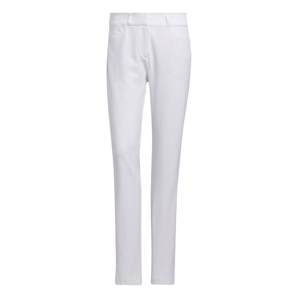 adidas Ladies Soft Stretch Golf Trousers in White