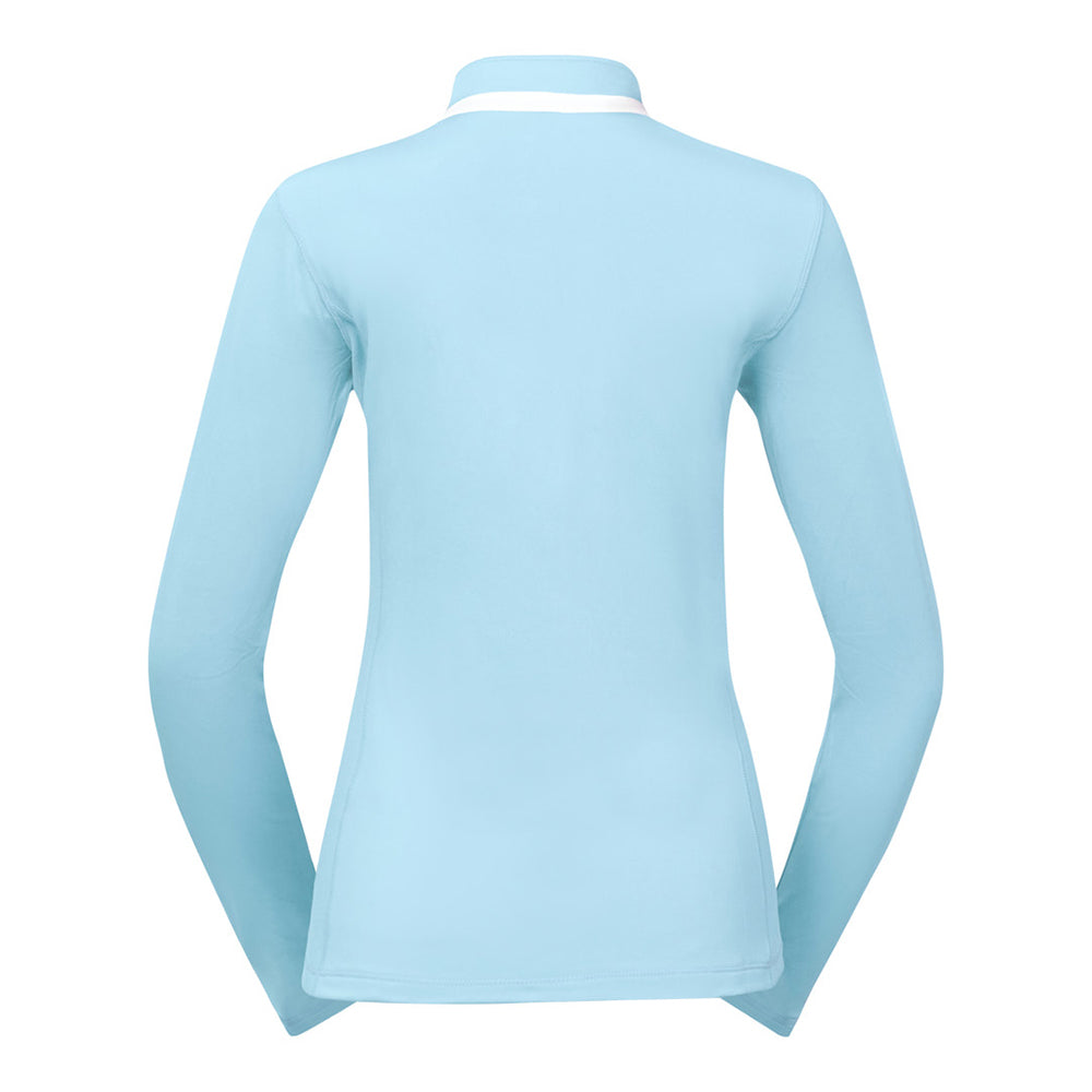 Pure Golf Ladies Mid-Layer Stretch Jacket in Pale Blue