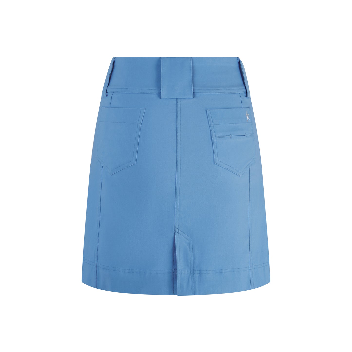 Swing Out Sister Ladies Pull-On Golf Skort in Tranquil Blue