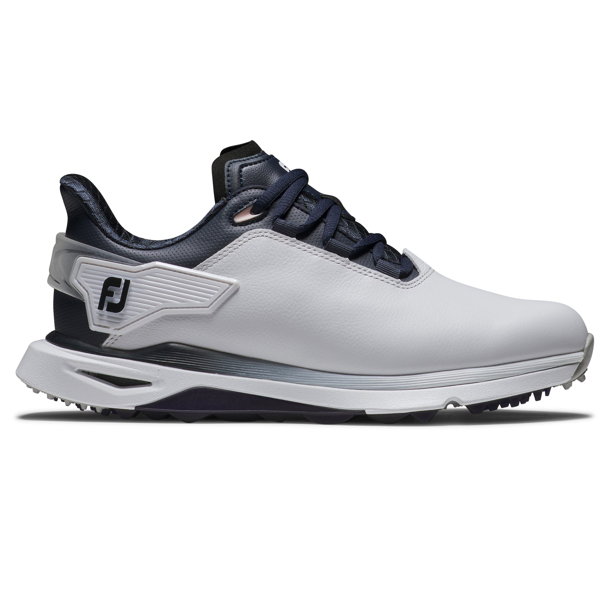 FootJoy Women's Wide Fit Spikeless Pro/SLX Golf Shoes in White & Navy