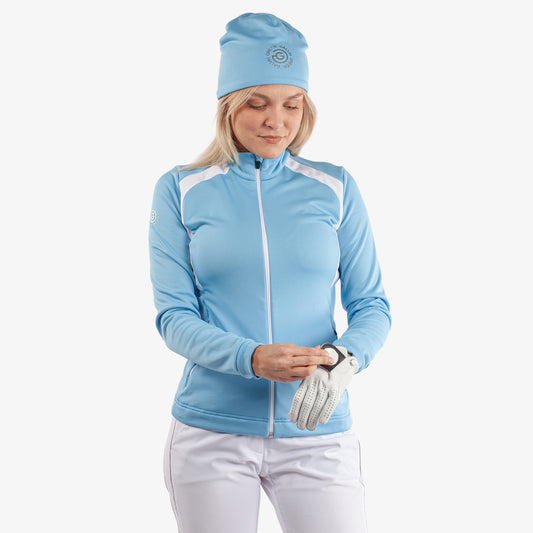 Galvin Green Ladies INSULA Jacket with Contrast Panels in Alaskan Blue
