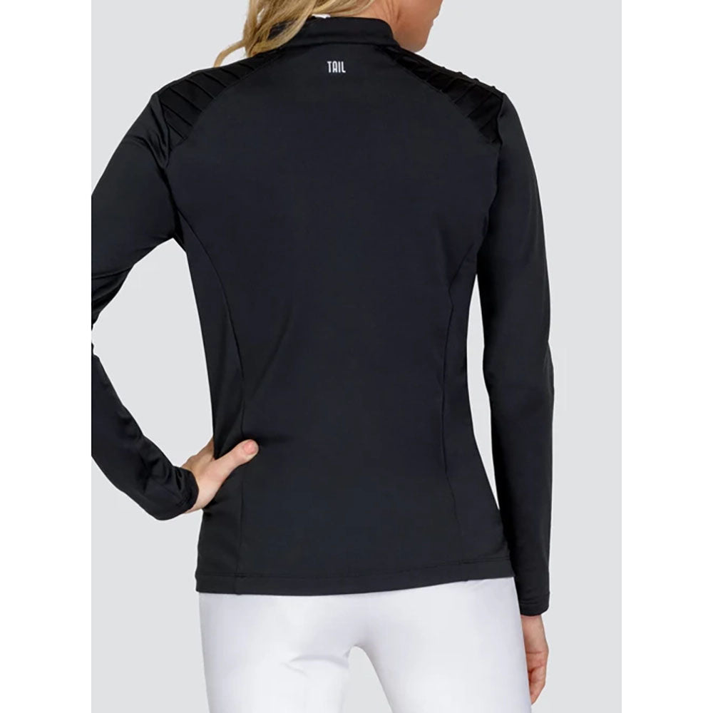 Tail Ladies Siona Full Zip Jacket in Onyx Black