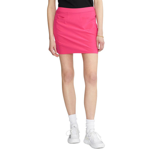 Ralph Lauren Ladies Pull-On Skort with Back Pleats in Bright Pink