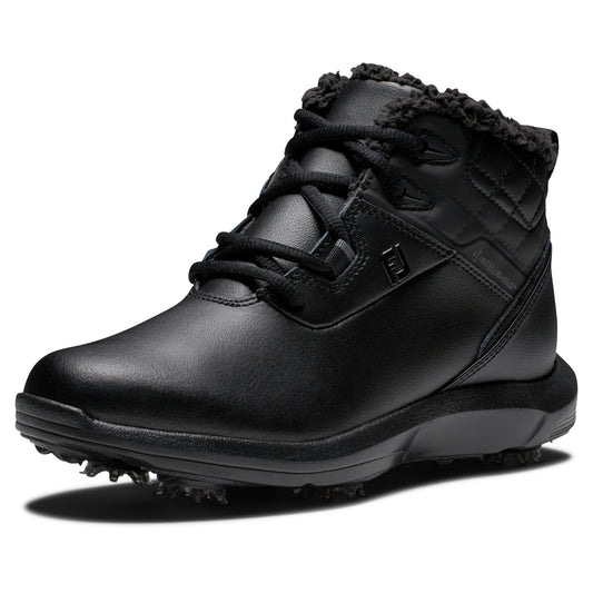 FootJoy Ladies Waterproof Fleece Lined Golf Boots in Black