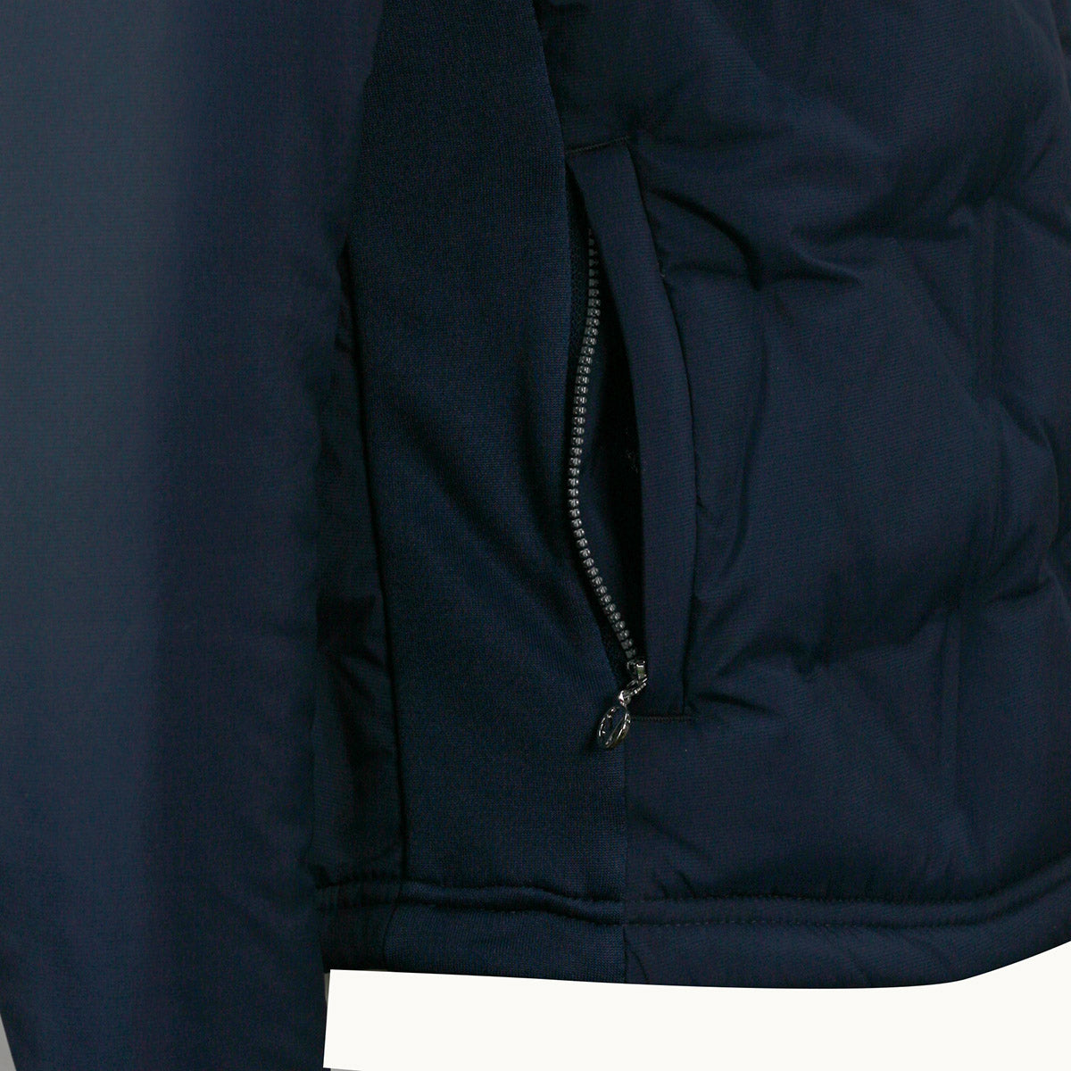 Callaway Ladies Quilted Chevron Jacket in Navy Blue