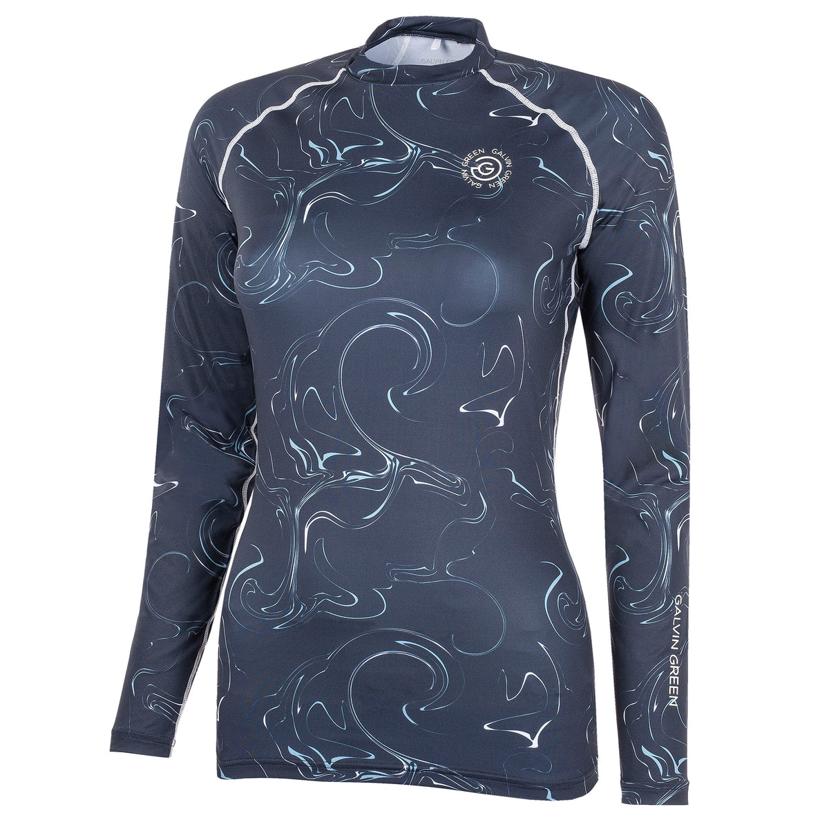Galvin Green Ladies SKINTIGHT Long Sleeve Base Layer in Navy