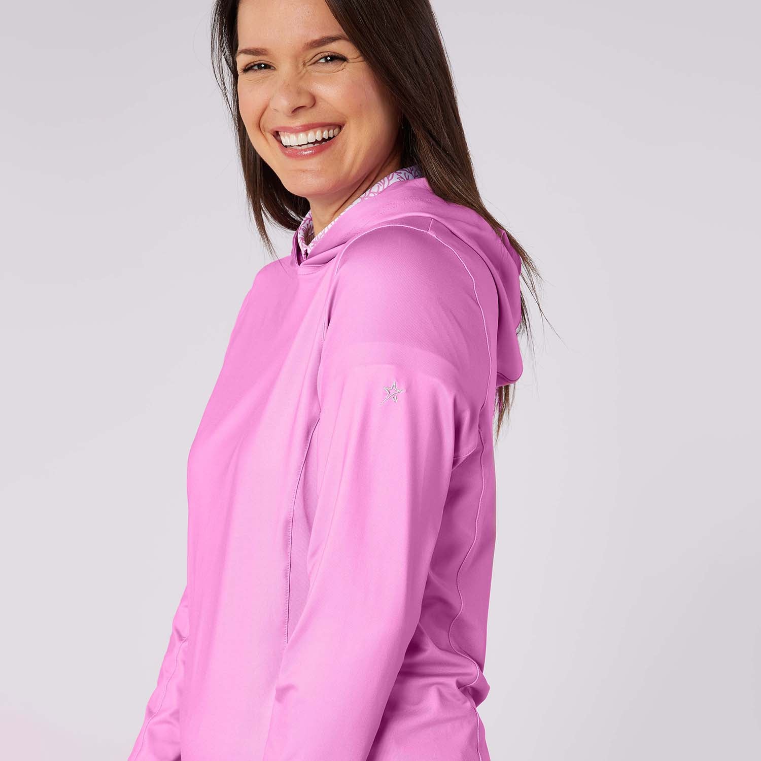 Swing Out Sister Ladies On-Trend Lightweight Hoodie For Course To Clubhouse Style