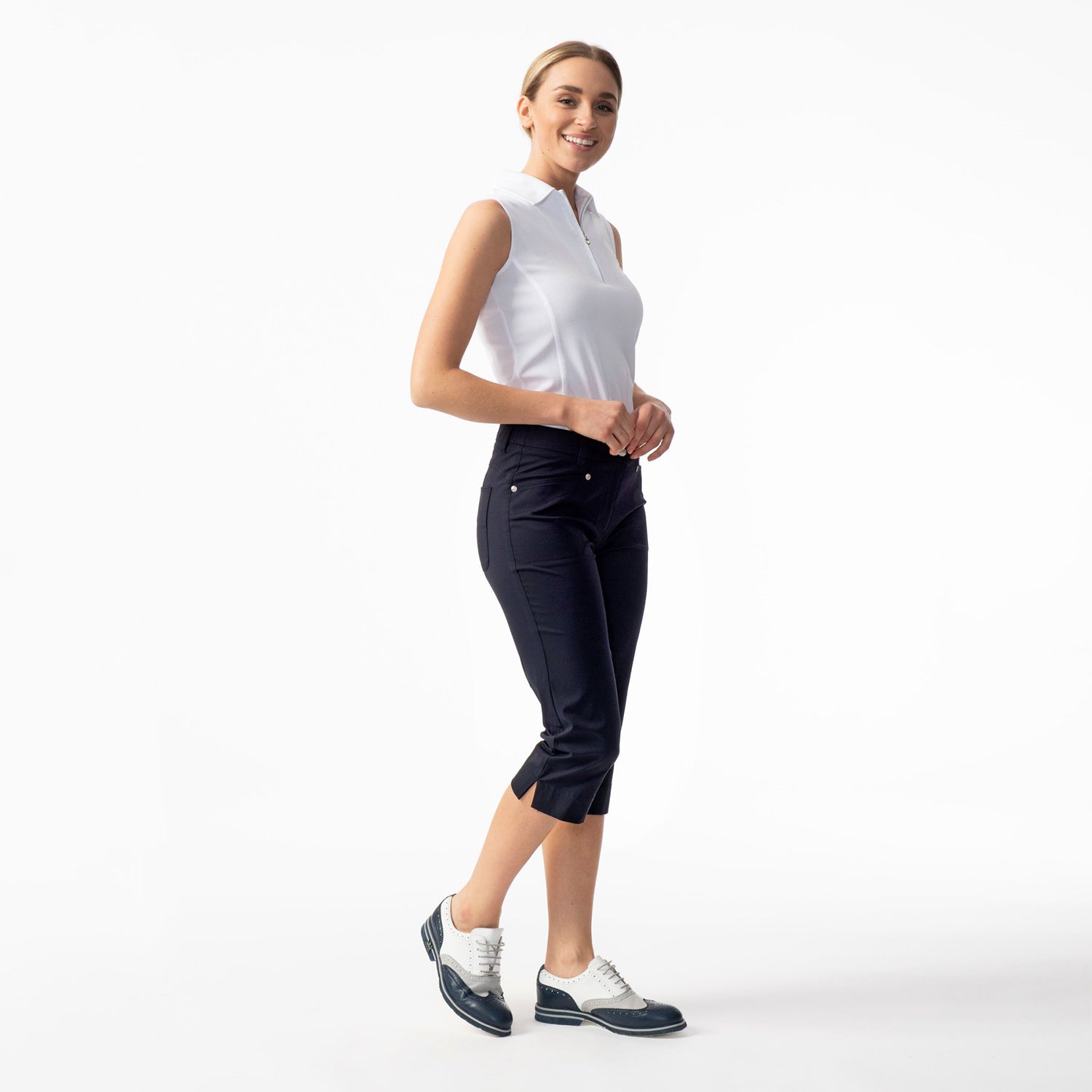 Daily Sports Ladies Capri in Dark Navy