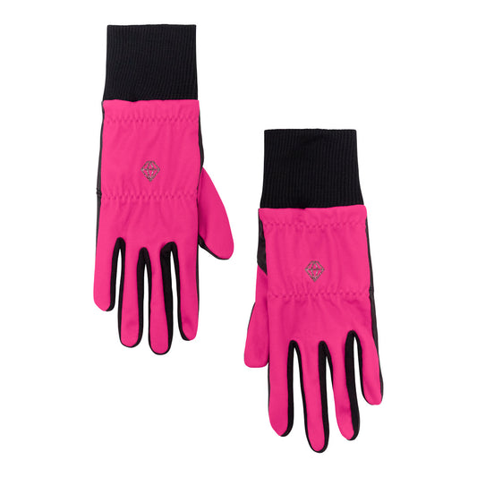 Pure Ladies Polar Stretch Winter Gloves in Pink Topaz