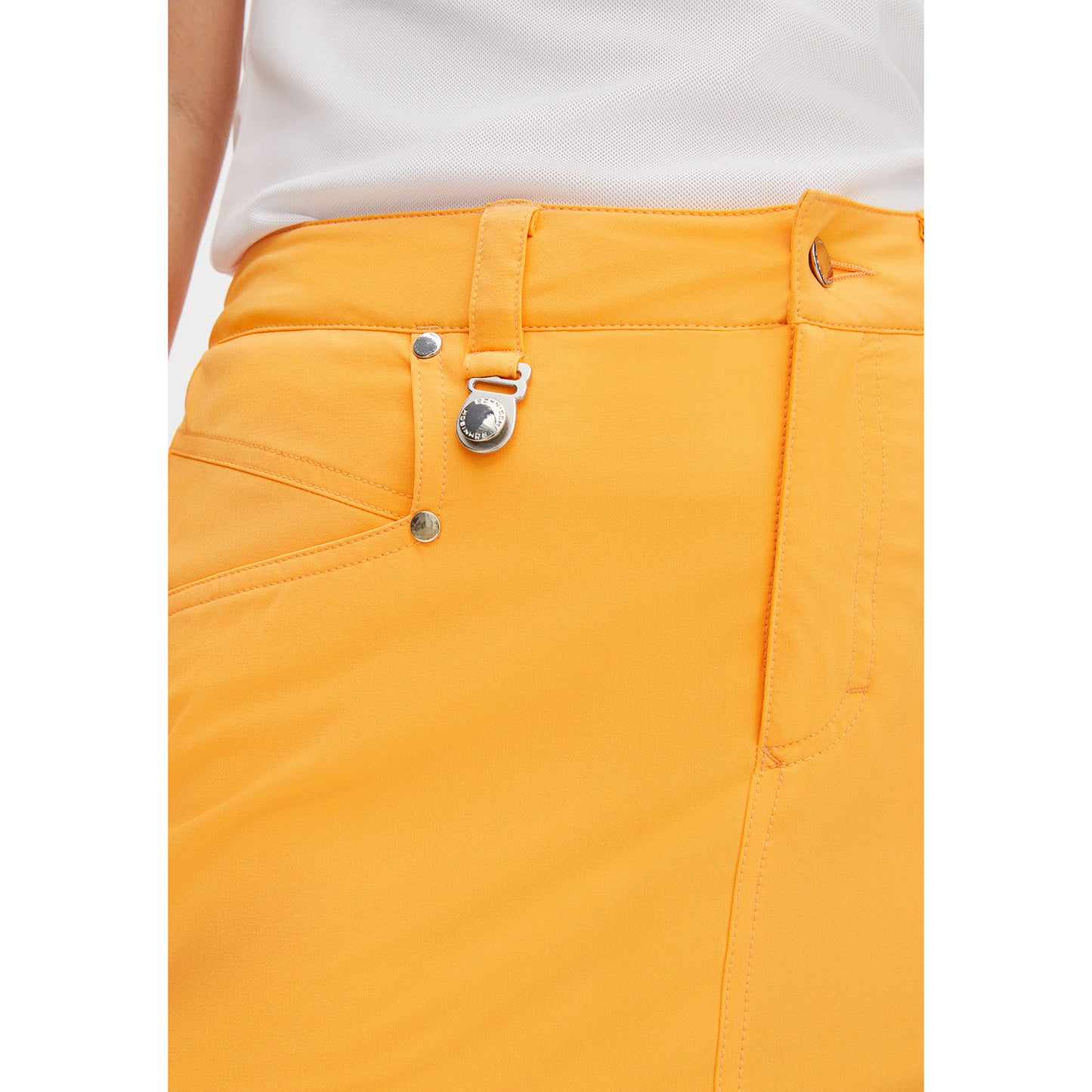 Rohnisch Ladies Lightweight Twill Skort in Blazing Orange