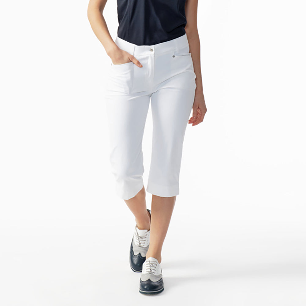 Daily Sports Ladies White Golf Capri