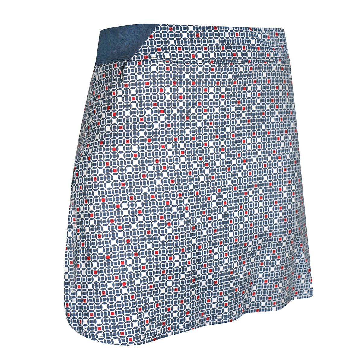 Callaway Ladies Pull-On Skort with Geo Print in Coastal Fjord