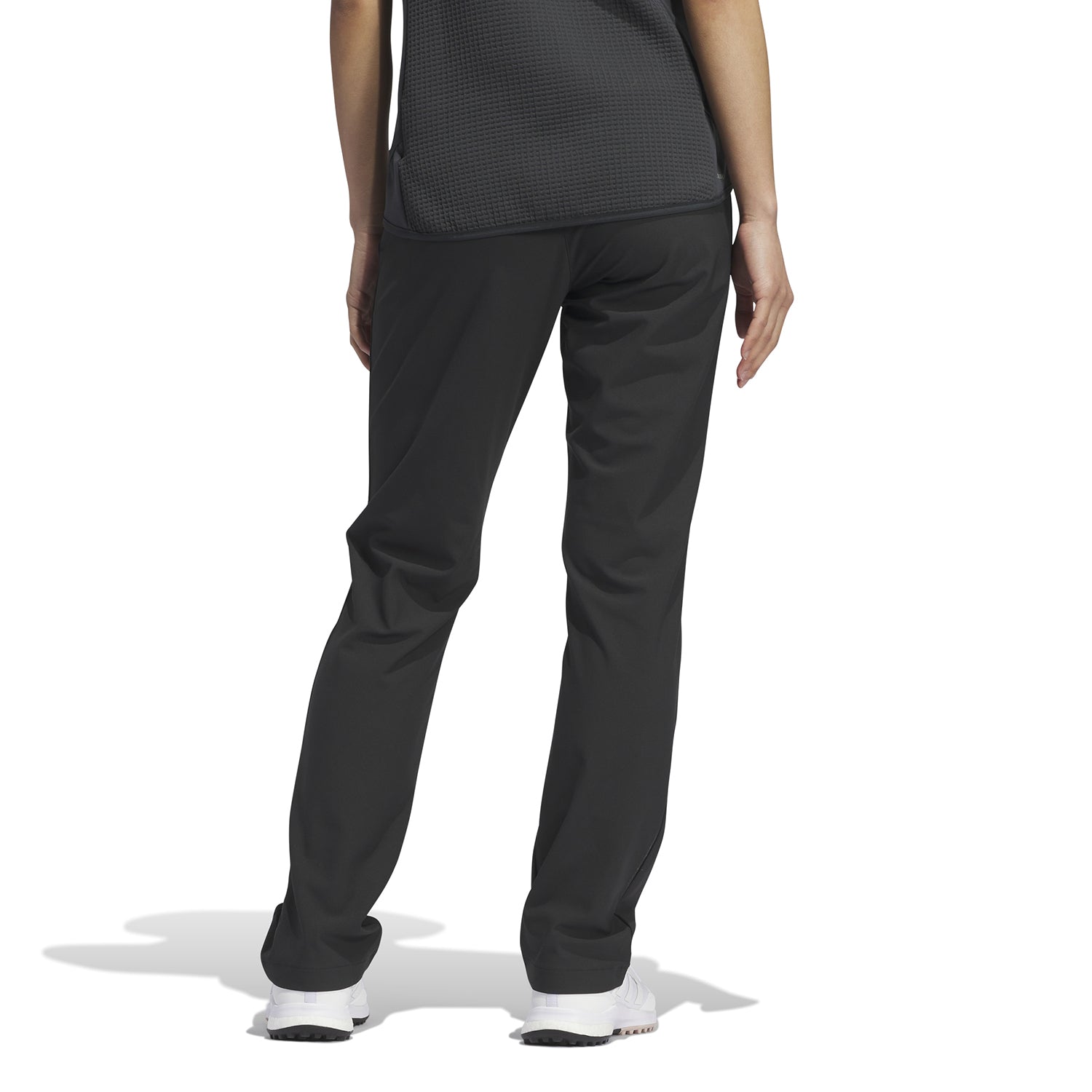 adidas Ladies Golf Trousers with Front Seam Detail in Black