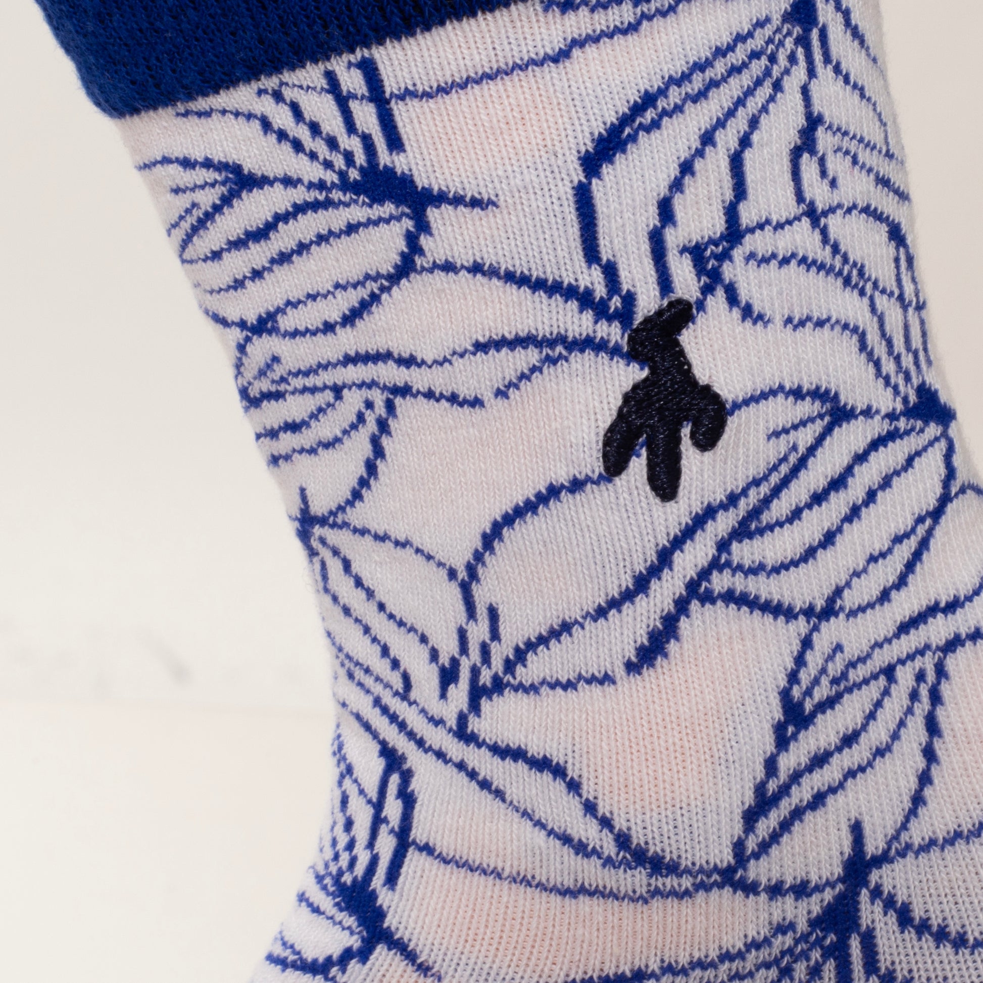 Green Lamb Ladies 3 Pair Pack of Socks in Navy & Electric Blue